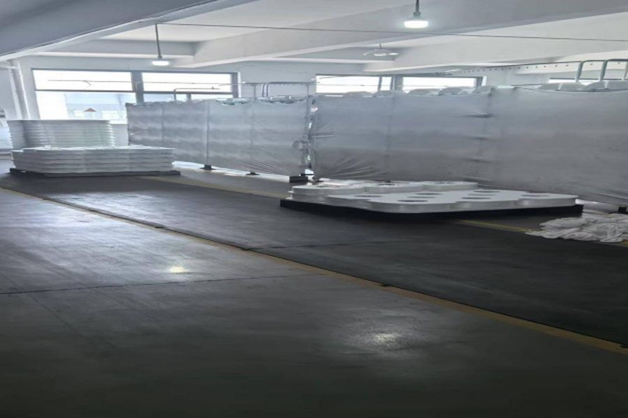 Cinereo fabricae rudis materiae collocatione area productio-