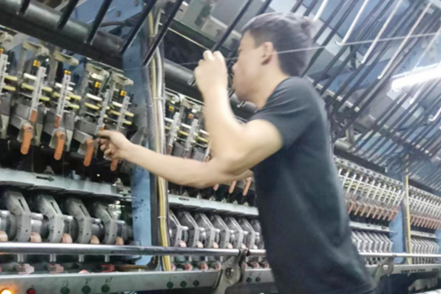 DTY productio-Heading area