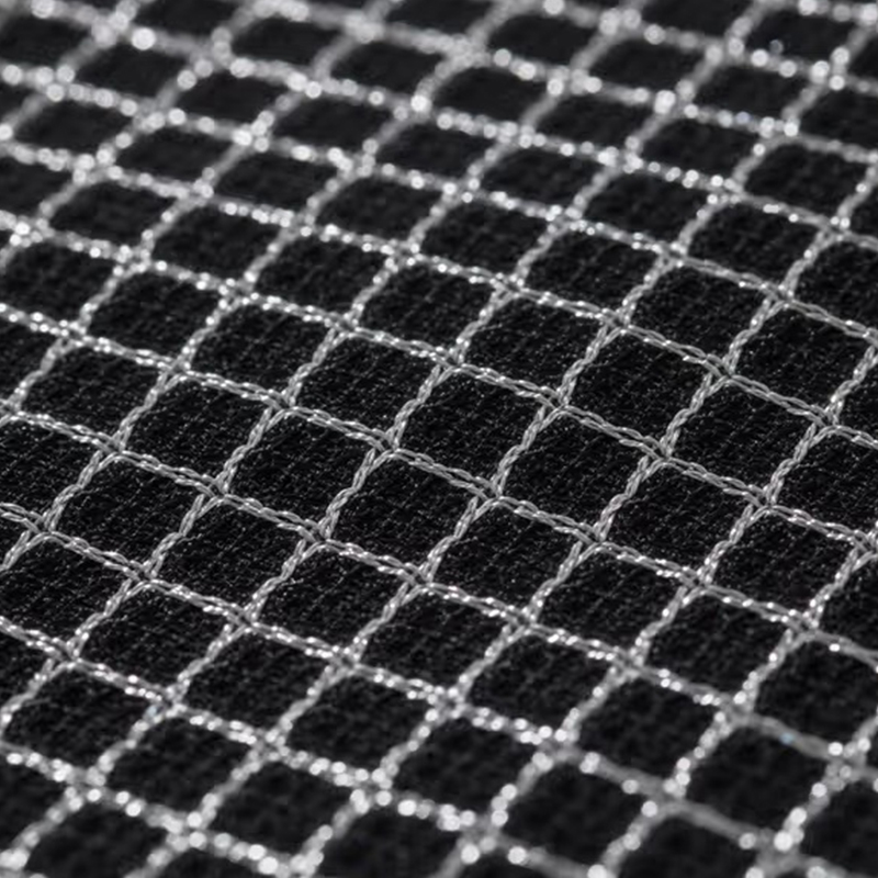 Spirabile polyester bis tinctum sericum Birdseye fabric