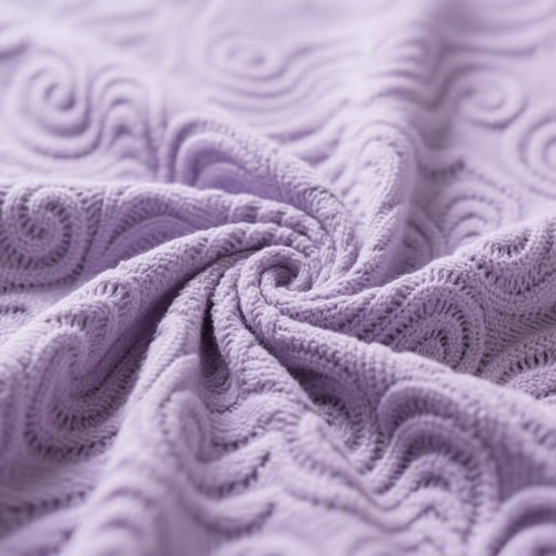 Translatio cavum jacquard convexum fabricae